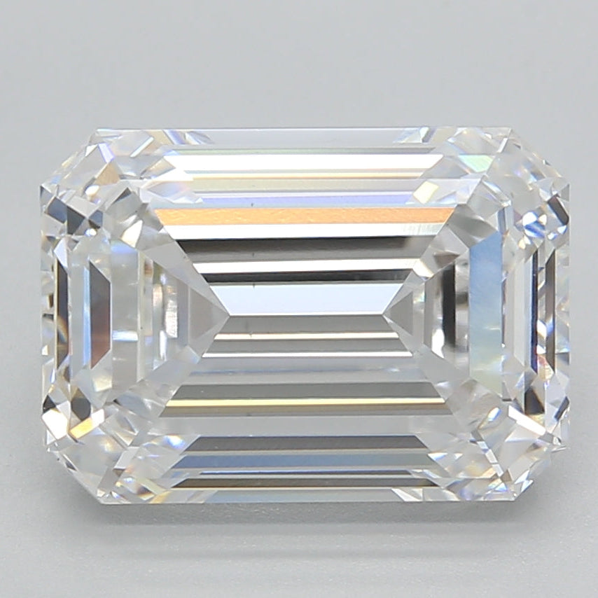 5.22 Carat Emerald Cut Lab Grown Diamond VVS2 D