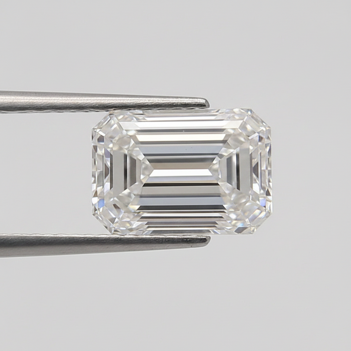 5.22 Carat Emerald Lab Grown Diamond, VS1/F