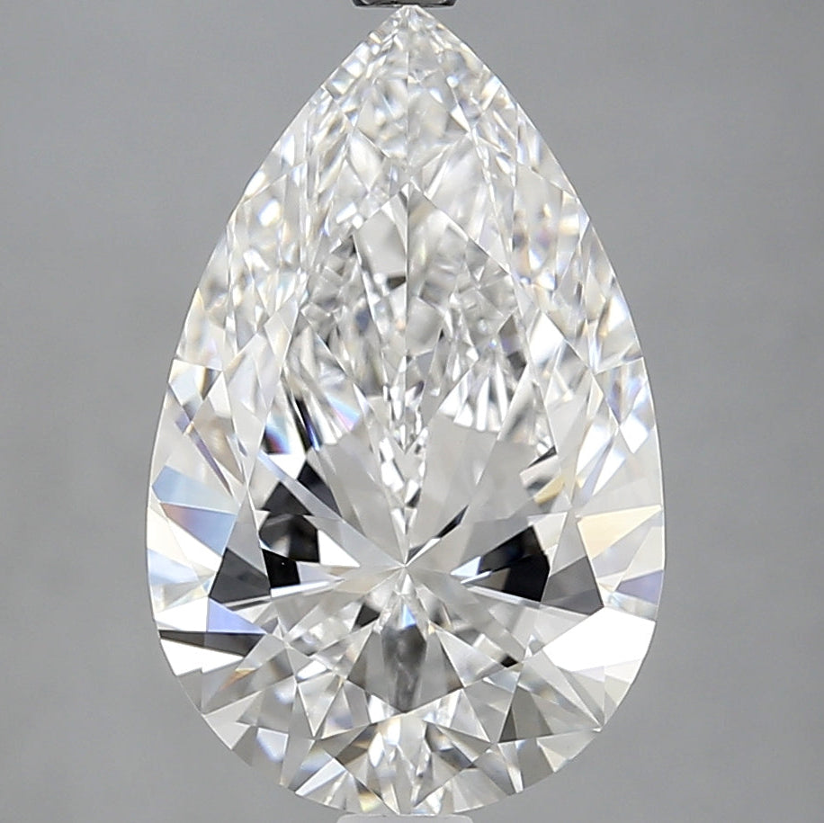 5.22 Carat Pear Cut Lab Grown Diamond VVS2E