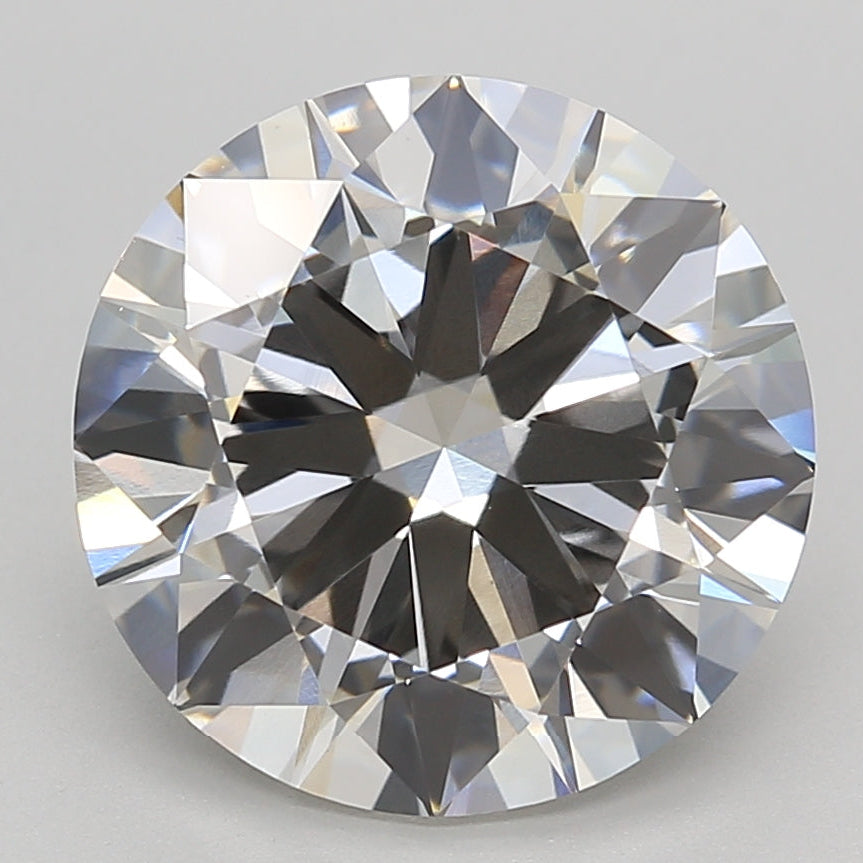 Diamante redondo cultivado en laboratorio de 5,22 quilates VS1 H