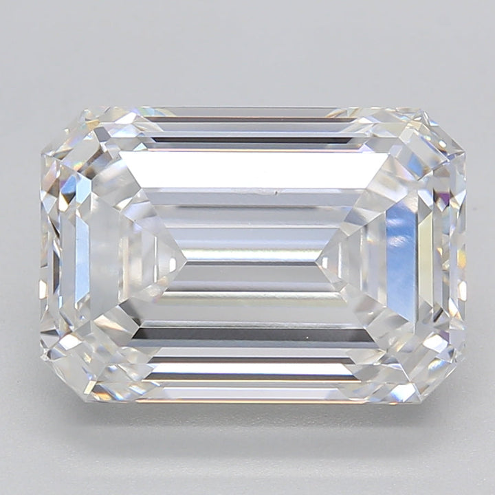 5.23 Carat Emerald Cut Lab Grown Diamond VVS2 E