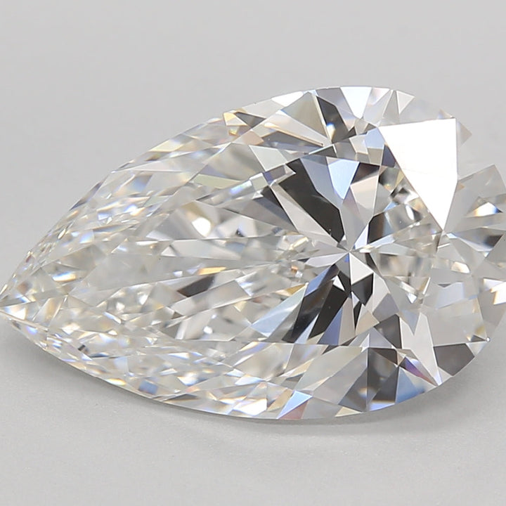 5.23 Carat Pear Lab Grown Diamond VVS2 F