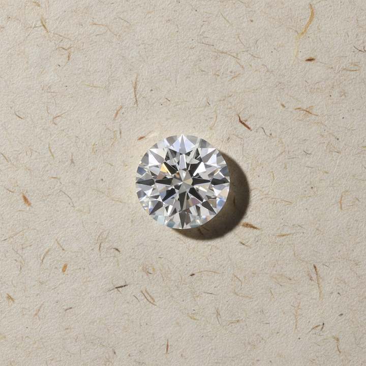 5,23 karaat ronde laboratorium-gegroeide diamant, VS2/G