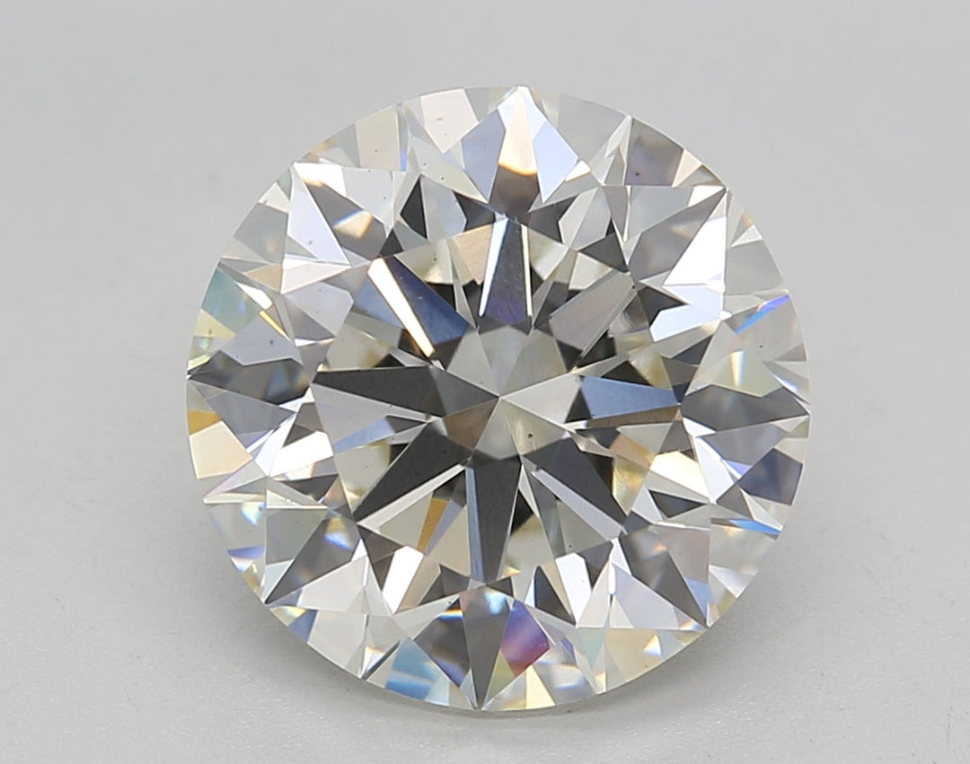 5.24 CT Round Lab-Grown Diamond, I Color, VS1 Clarity - IGI Certified