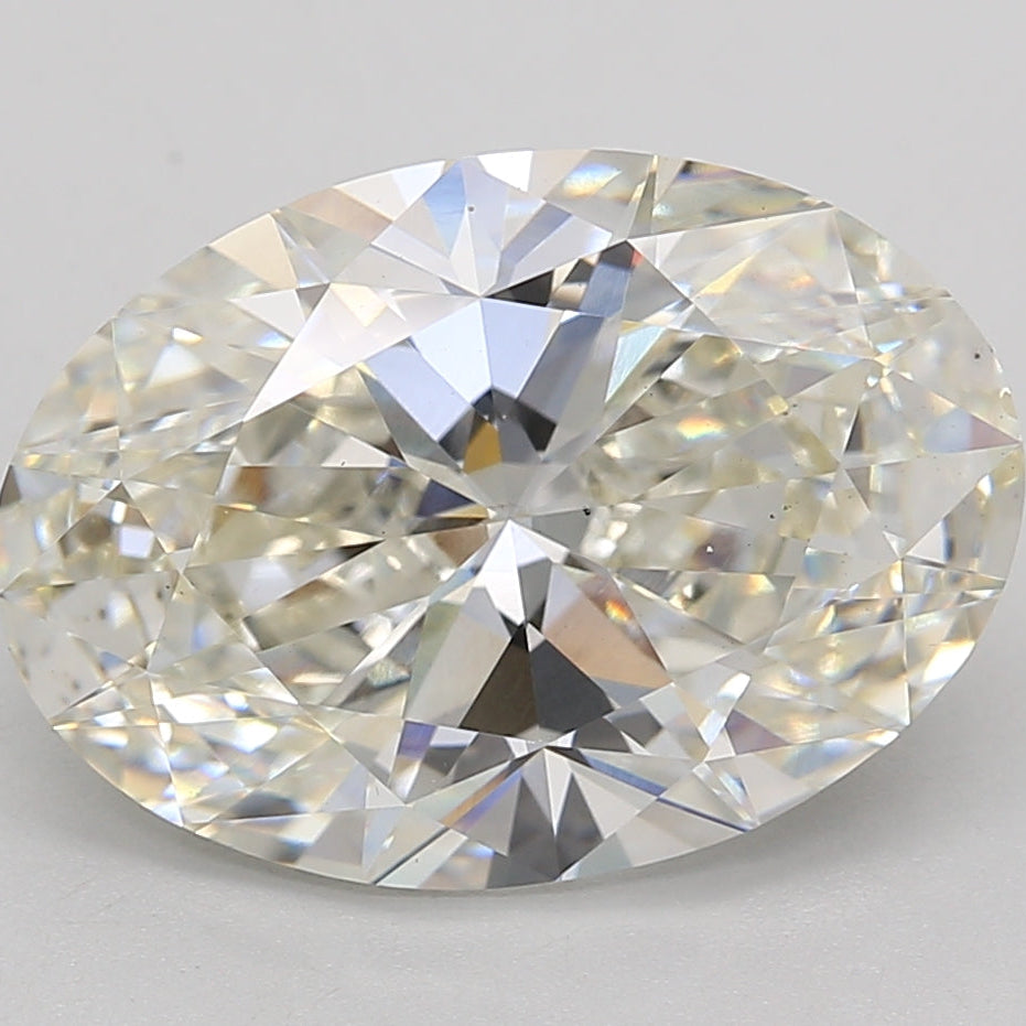 5.24 Carat Oval Cut Lab Grown Diamond VS2 I