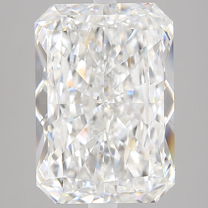 Diamant cultivé en laboratoire de 5,24 carats, taille radiante VVS1 E