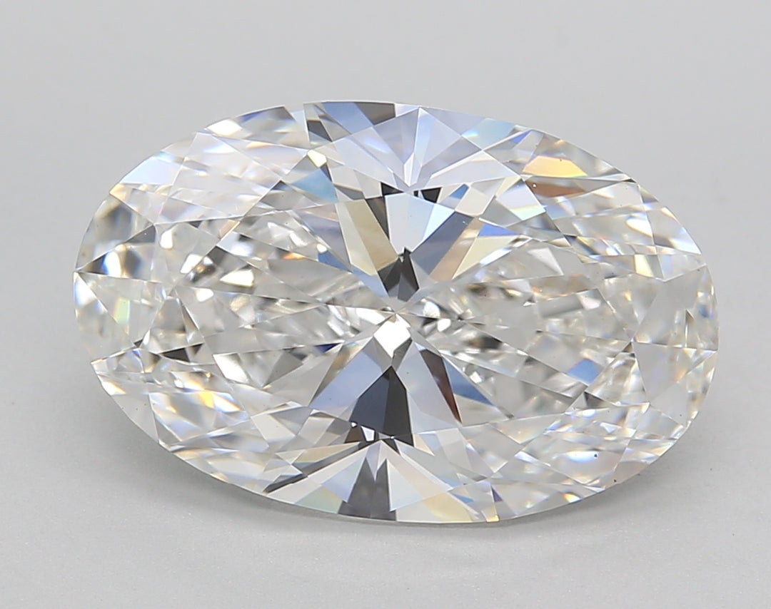 5.25 CT Oval Cut IGI Certified Lab-Grown Diamond – VS1 Clarity, F Color