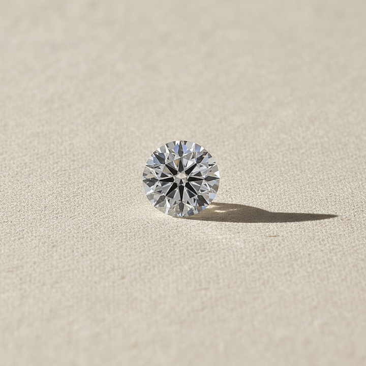 5,25 karaat ronde laboratorium-gegroeide diamant, VS2/I