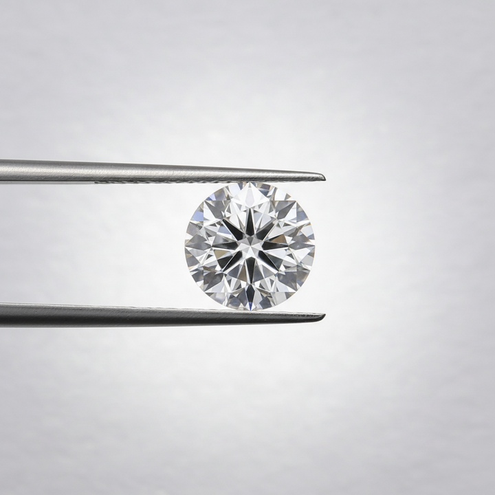 5,25 karaat ronde laboratorium-gegroeide diamant, VS2/I