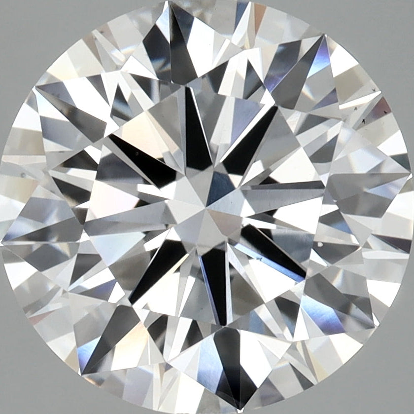 Diamante cultivado en laboratorio de talla redonda de 5,26 quilates VS2 D