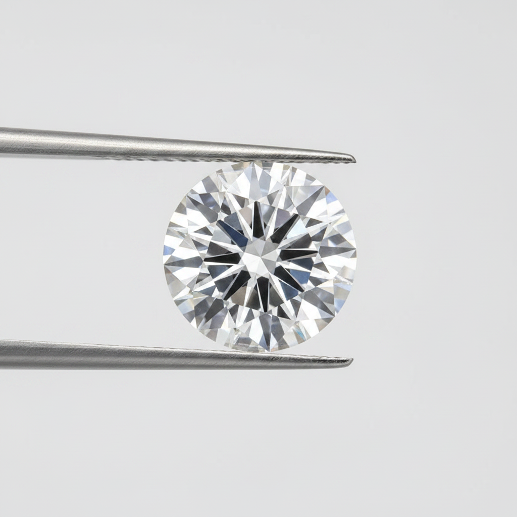 5.26 Ct D Color VS2 Round Lab Grown Diamond Excellent Polish Symmetry IGI Certified