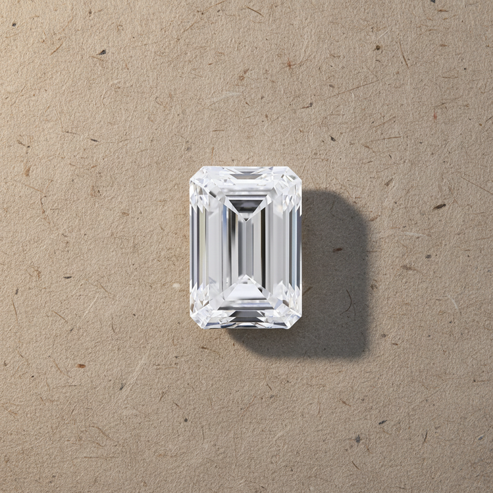 5.27 Carat Emerald Cut Lab Grown Diamond, VS1/D