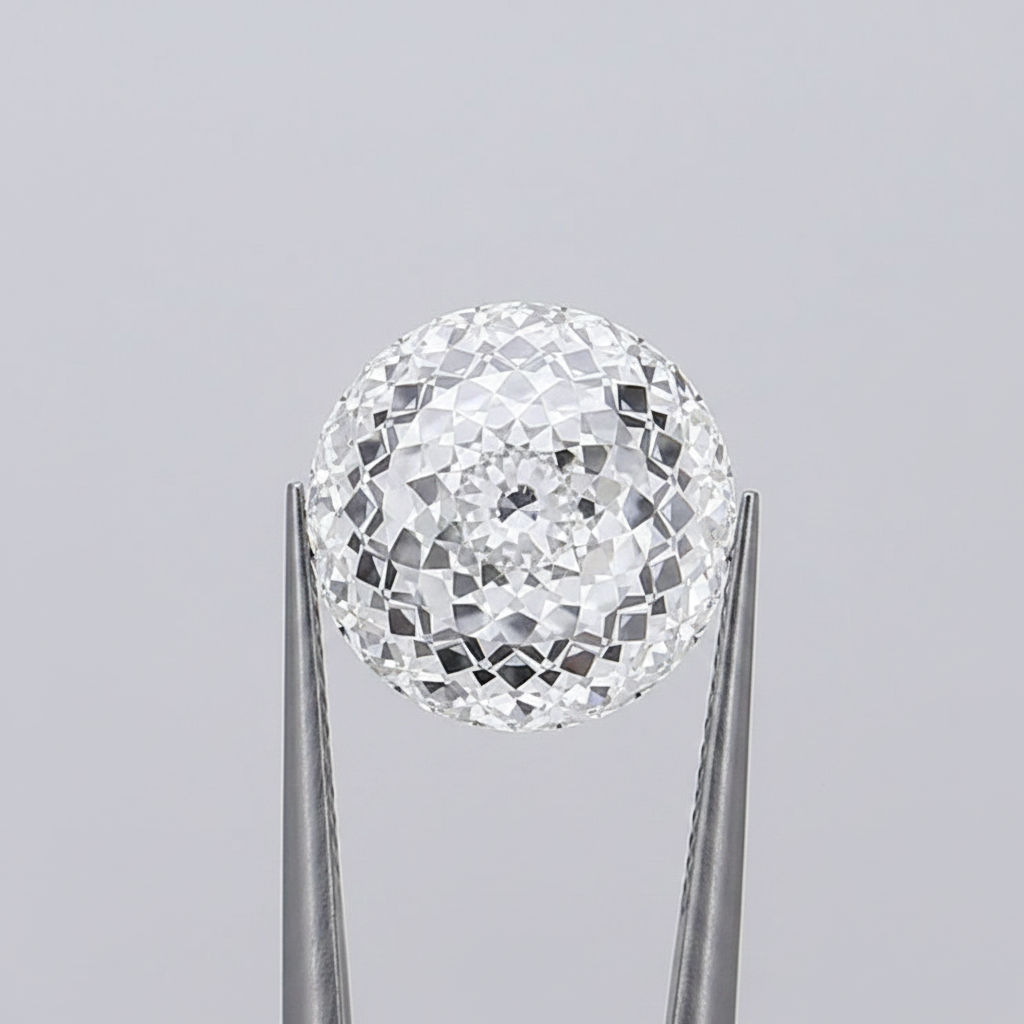 5.27 Carat Portuguese Cut Lab Grown Diamond, VVS2/F