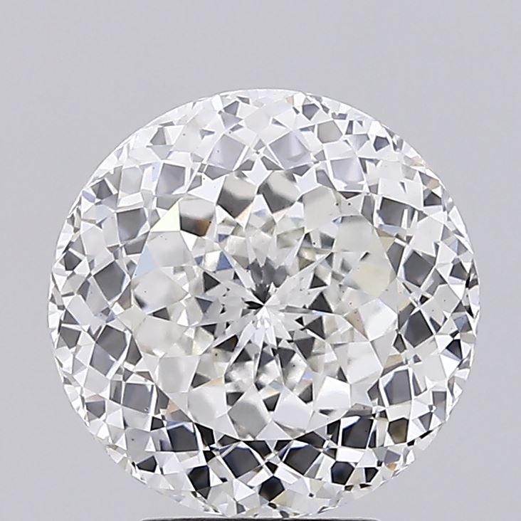 Diamant cultivé en laboratoire de taille portugaise de 5,28 carats, VS2/F