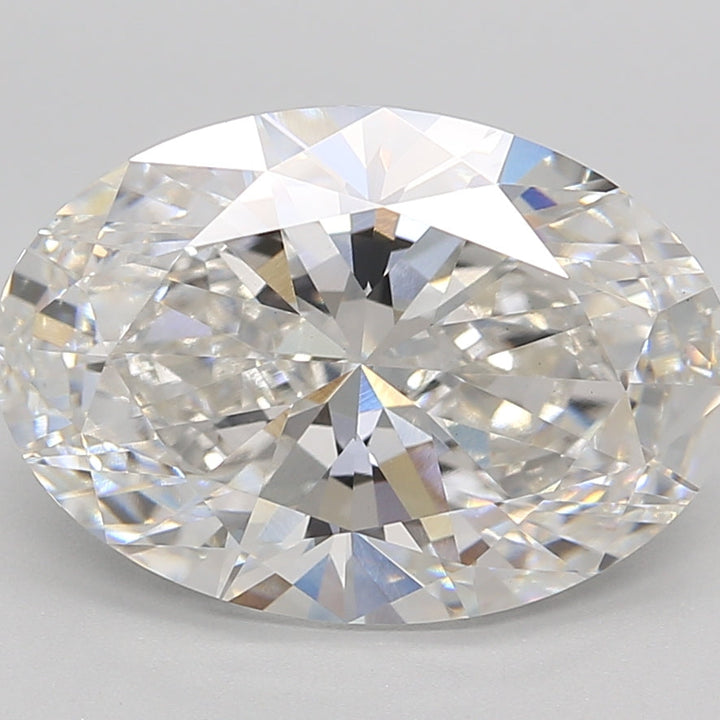 5.2 Carat Oval Cut Lab Grown Diamond VVS2 F