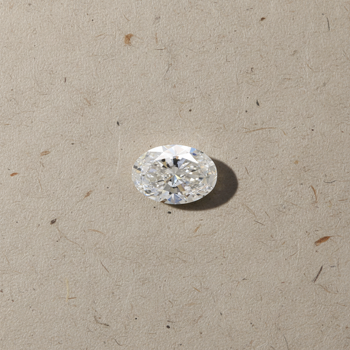 5,2 karaat ovaal geslepen laboratoriumdiamant, VVS2/F