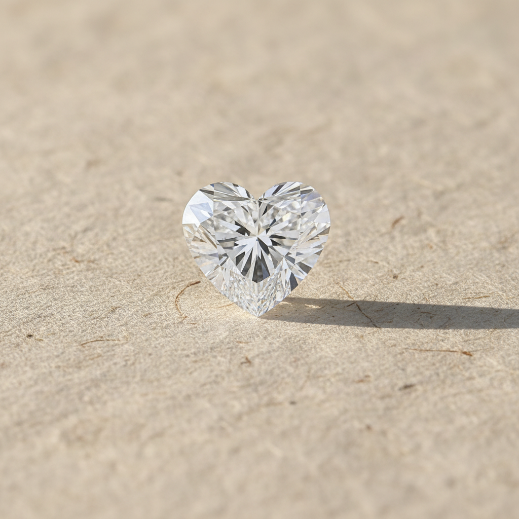 5.32 Carat Heart Cut Lab Grown Diamond VS2 E Color IGI Certified
