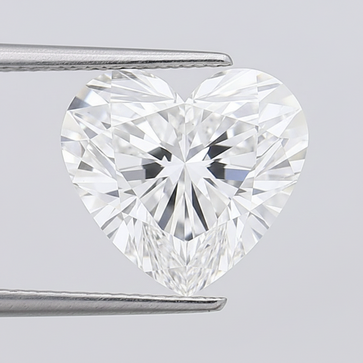 5.32 Carat E Color VS2 Heart Shape CVD Lab Grown Diamond IGI Certified
