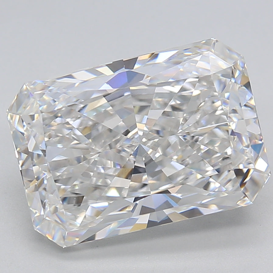 5.32 Carat Radiant Cut Lab Grown Diamond VVS2 E