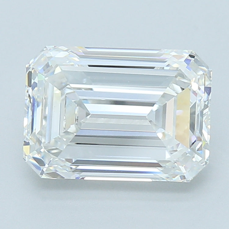 5.33 Carat Emerald Cut Lab Grown Diamond VVS2 E