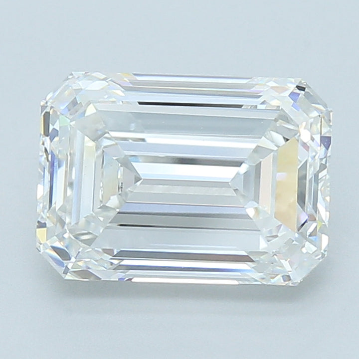 Diamant cultivé en laboratoire taille émeraude de 5,33 carats VVS2 E