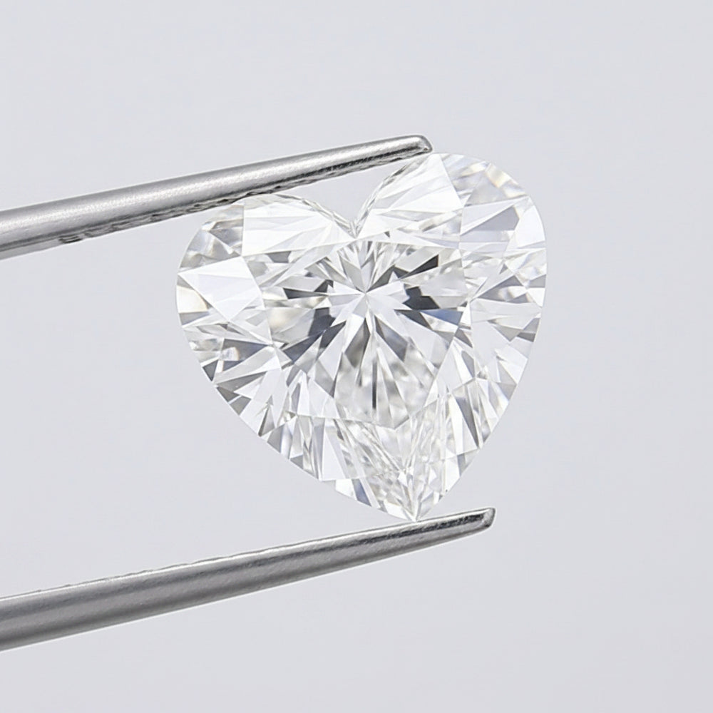 5.39 Carat Heart Cut Lab Grown Diamond VS2E