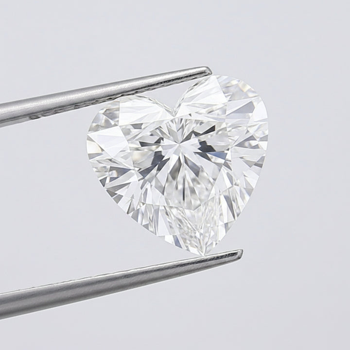 5.39 Carat Heart Cut Lab Grown Diamond VS2E