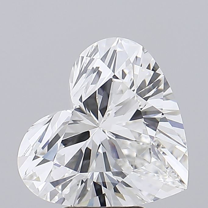 5.40 Carat Heart Cut Lab Grown Diamond VVS1F