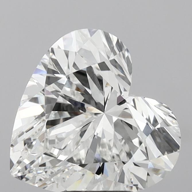 5.40 Carat Heart Cut Lab Grown Diamond VVS2E