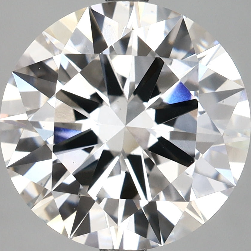Diamante cultivado en laboratorio de talla redonda de 5,40 quilates VS2 D