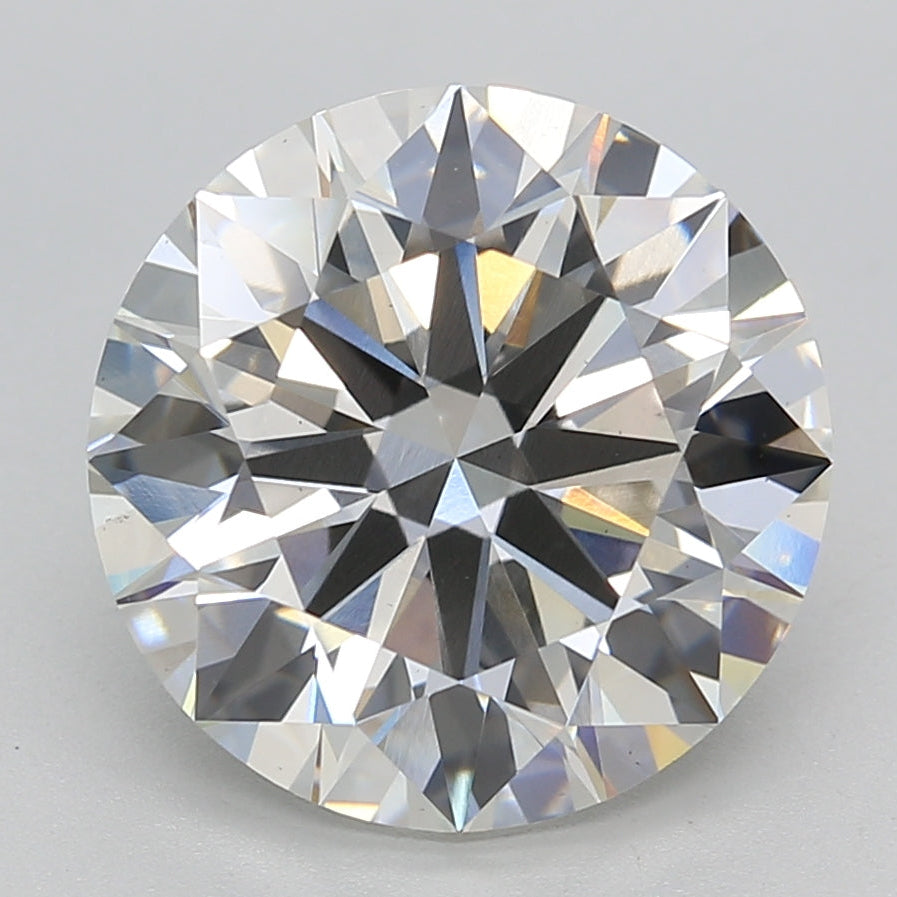 5.40 Carat Round Lab Grown Diamond VS2 H