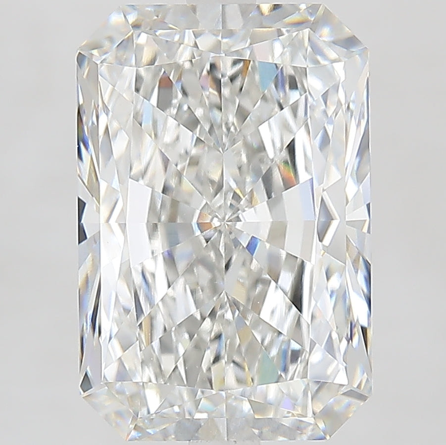 Diamant cultivé en laboratoire taille radiante de 5,43 carats VVS1 F