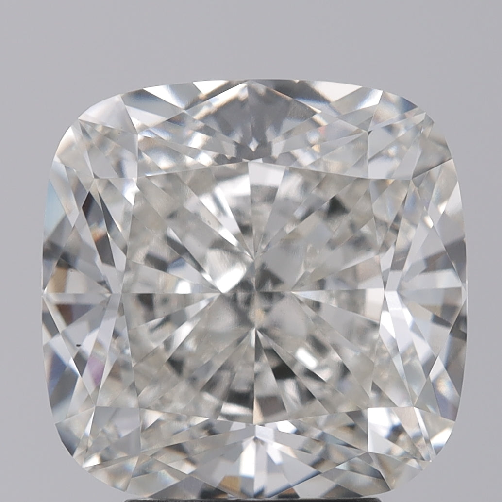 5.44 Carat Cushion Cut Lab Grown Diamond VS1 H