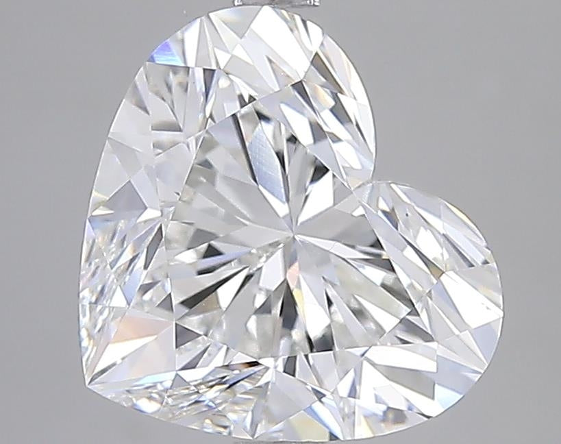 5.46 Carat Heart Cut Lab Grown Diamond VS1F