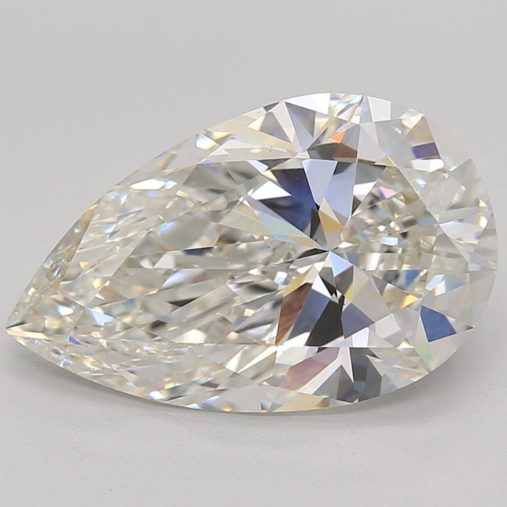 5.46 Carat Pear Cut Lab Grown Diamond VS1 I