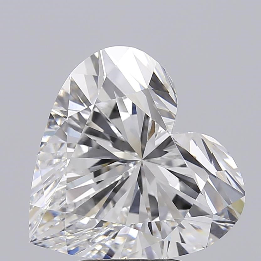5.50 Carat Heart Cut Lab Grown Diamond VS1E