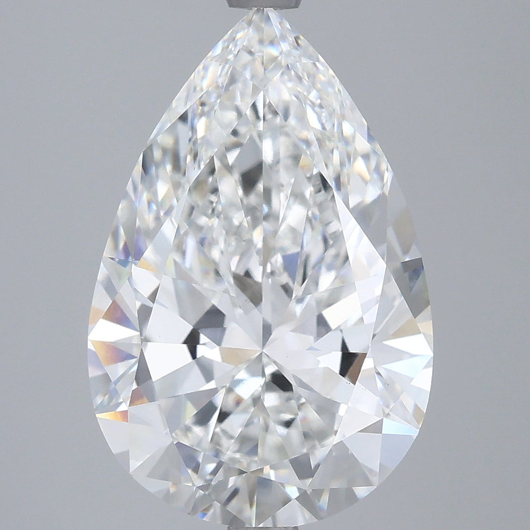 5.50 Carat Pear Cut Lab Grown Diamond VS1E