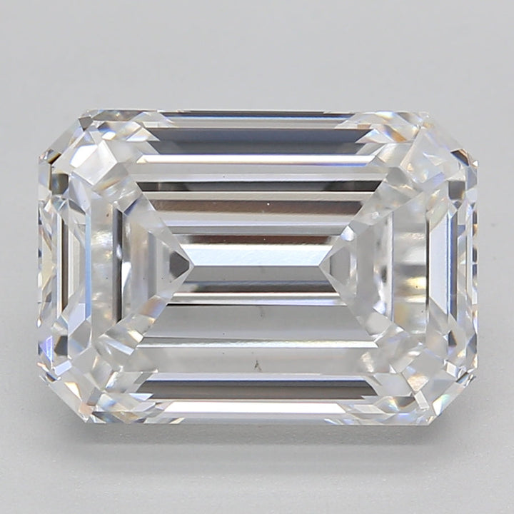 5.51 Carat Emerald Cut Lab Grown Diamond VVS2 D