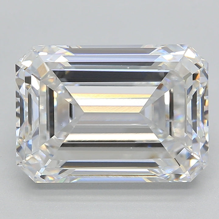 5.51 Carat Emerald Cut Lab Grown Diamond VVS2 D