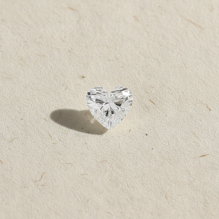 5.51 Carat Heart Cut Lab Grown Diamond VS1 D Color IGI Certified
