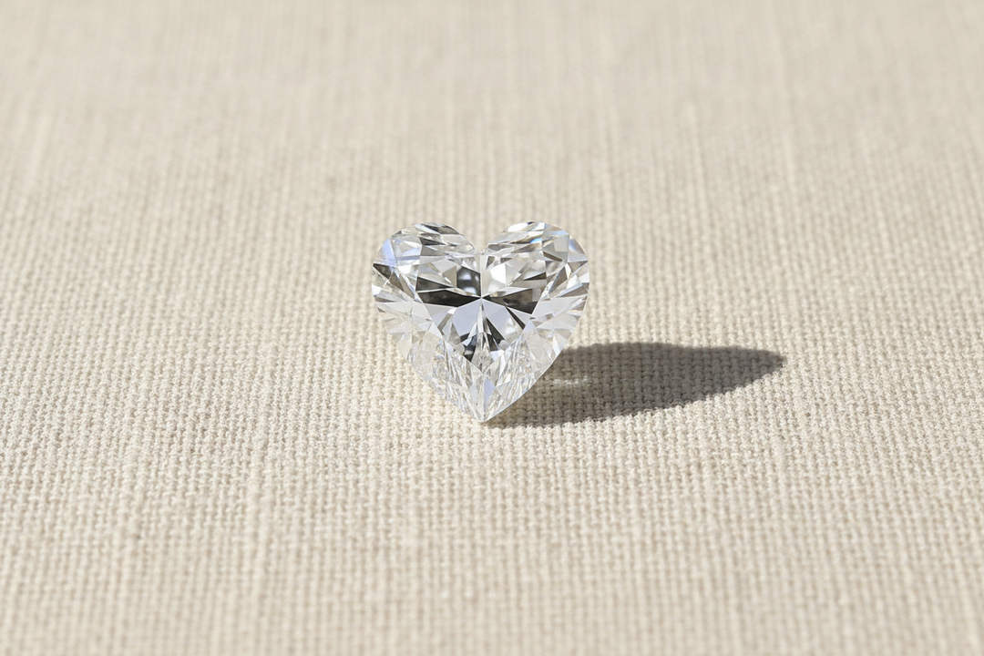 5.51 Carat Heart Cut Lab Grown Diamond VS1 D Color IGI Certified
