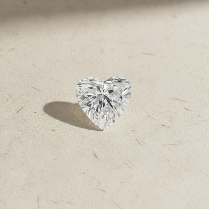 5.51 Carat Heart Cut Lab Grown Diamond VVS2 E Color IGI Certified




