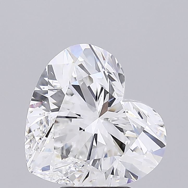 5.51 Carat Heart Cut Lab Grown Diamond VVS2F