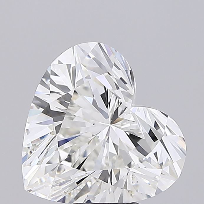 5.51 Carat Heart Cut Lab Grown Diamond VVS2F