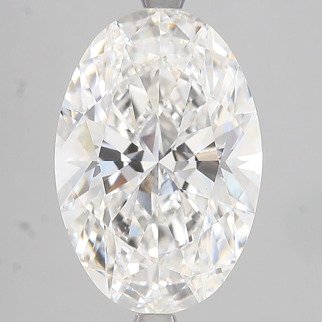 5.51 Carat Oval Cut Lab Grown Diamond VS1 F