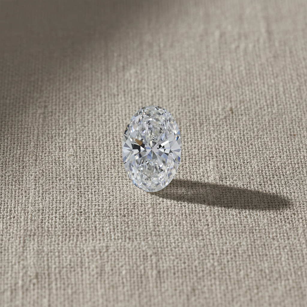 5.52 Carat Oval Brilliant D VS1 CVD Lab Grown Diamond IGI Certified