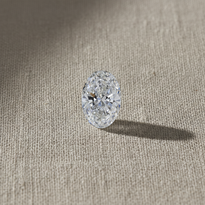 5.52 Carat Oval Brilliant D VS1 CVD Lab Grown Diamond IGI Certified