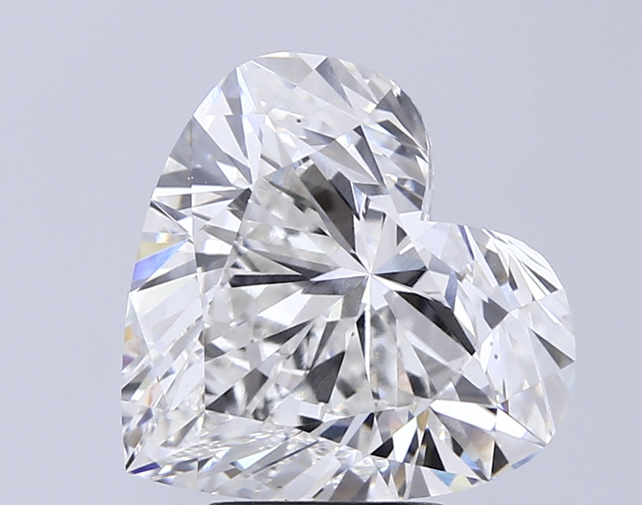 5.54 Carat Heart Cut Lab Grown Diamond VS1F