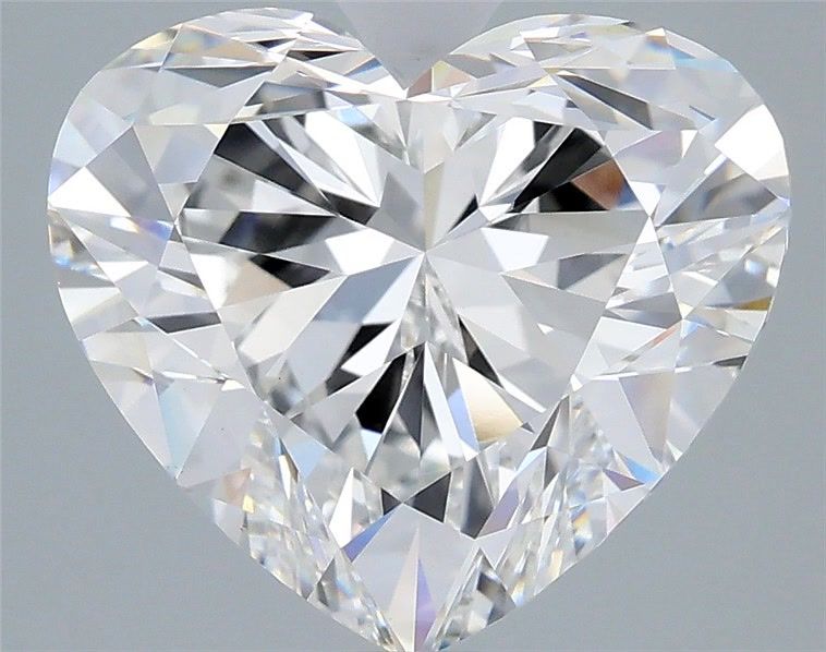 5.54 Carat Heart Cut Lab Grown Diamond VVS2E