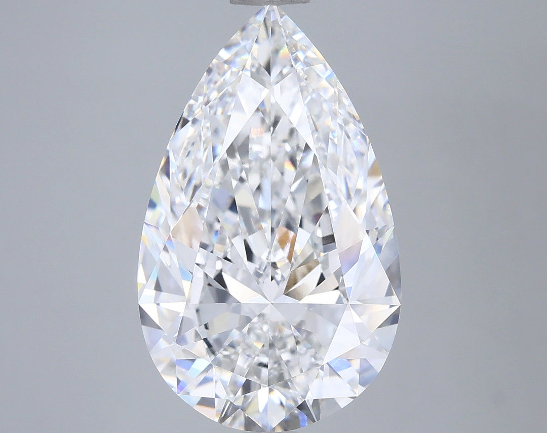 5.55 Carat Pear Cut Lab Grown Diamond VVS2D